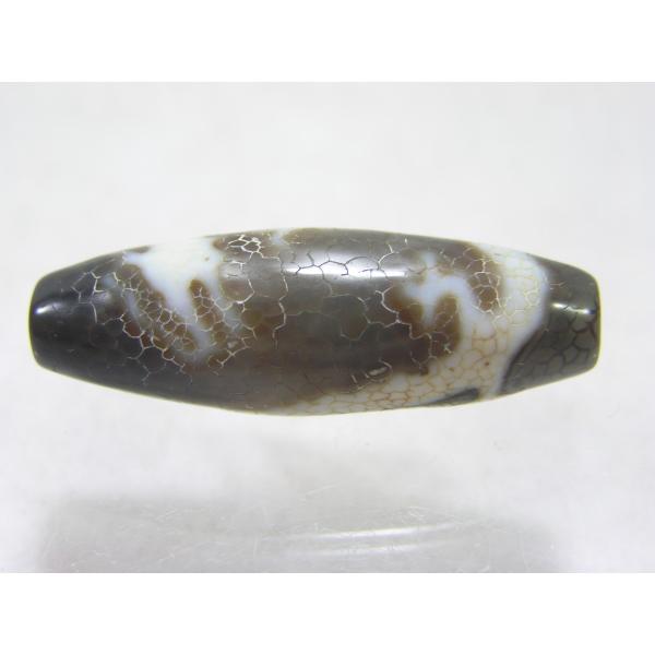 超激レア珍品‼︎ 古代老礦石 龍紋 たまご型閃電五眼天珠 フジヤマ 超激