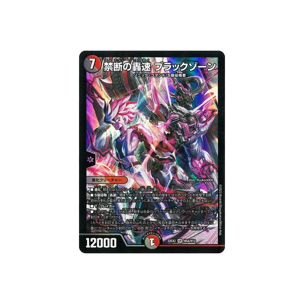 禁断の轟速 ブラックゾーン 金 ヒーローレア デュエルマスターズ
