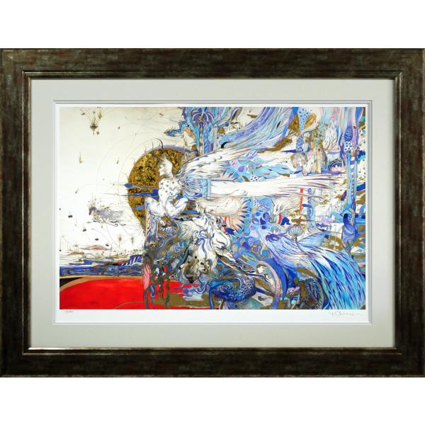 天野喜孝 【うた-SONG-】 リトグラフ 限定100枚 直筆サイン 天野喜孝