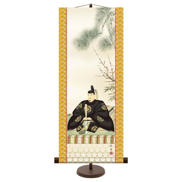 天神様】ミニ掛け軸スタンド付セット『菅原道真公』 長江 桂舟（ながえ