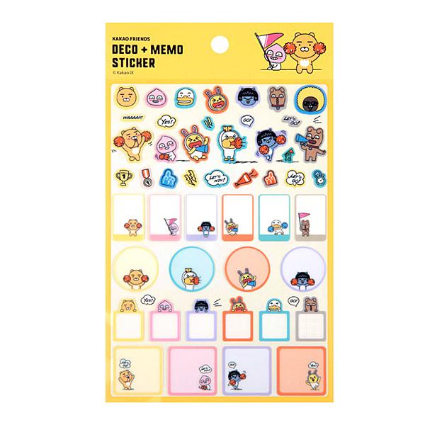 カカオフレンズ Cheer Up メモ ステッカー [韓国][文具][文房具