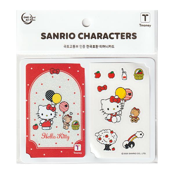 サンリオ ハローキティ 風船 Tmoney カード 韓国 交通カード T-money
