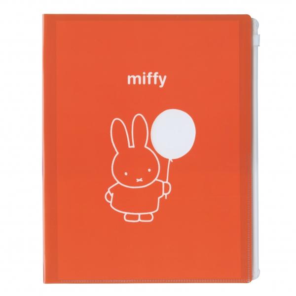 miffy/ミッフィー A4ジップファイル balloon BM-036 : 文具・文房具の