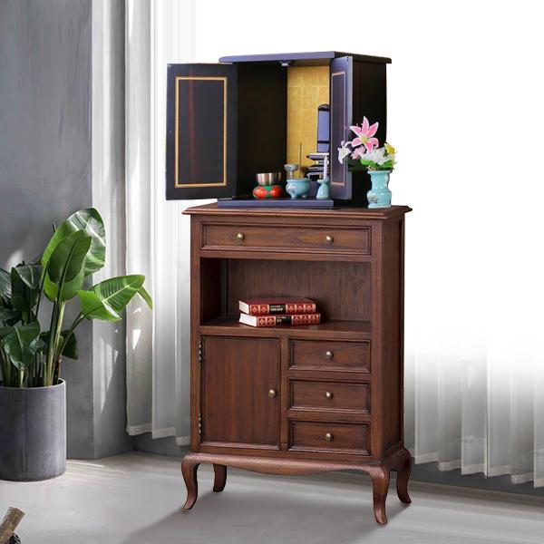 仏壇台 エレガント 仏壇 台 ロココ調 ヨーロピアン 猫脚 アンティーク