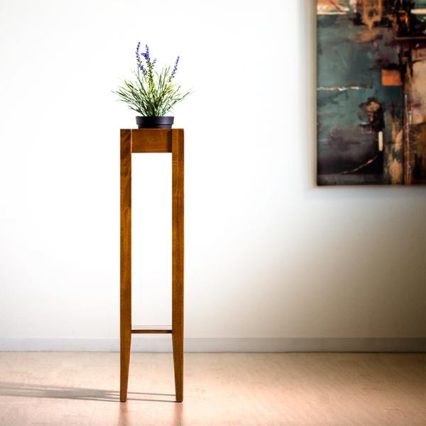 フラワースタンド 幅16 完成品 天然木 トール花台 アルコール台 消毒