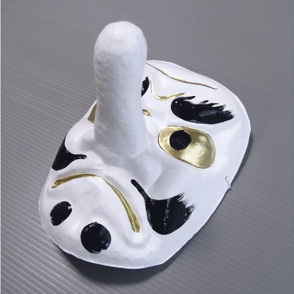 天狗 お面 能面 木製 木彫り 神楽面 猿田彦命 能面 お面 飾面 神楽