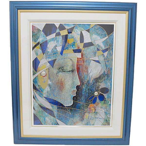 マーティロマヌキアン ミックストメディア 螢光線 アート 絵画 版画