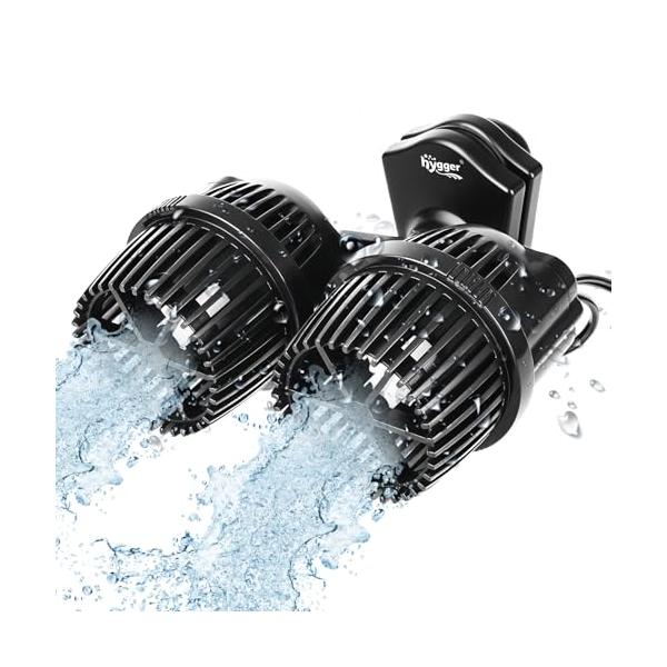 hygger 水流ポンプ 強力 ウェーブポンプ 8000L/H 150-416L水槽対応