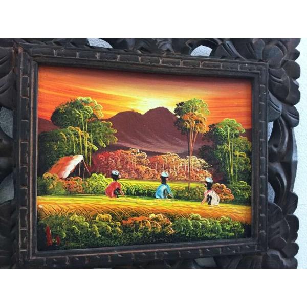 お値下げ！【ボタニカルアート】バリの人気画家【ワヤン・ガマ氏】バリ