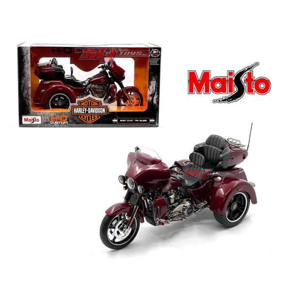 1/12 ミニカー maisto ハーレーダビッドソン トライク 3輪 キャンディ