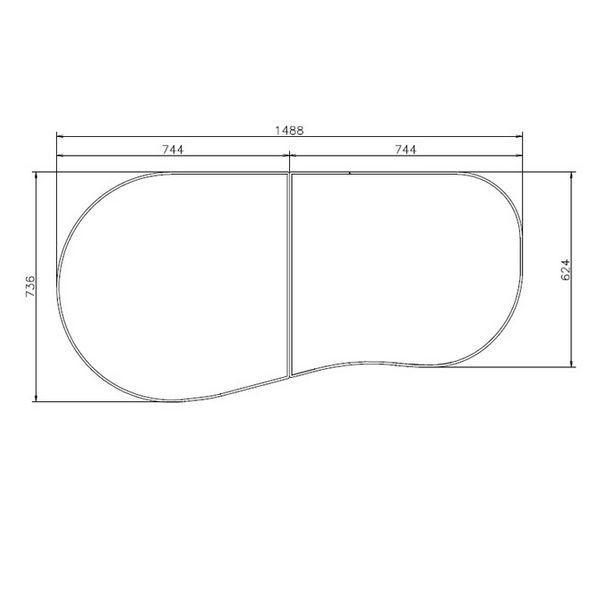 トクラス 風呂ふた 750x1566mm 新品未使用 FFDGDW9AB 【公式通販】
