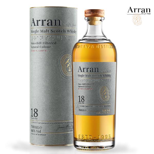 ウイスキー アランモルト 18年［Arran Single Malt 18 yo］46％ 700ml