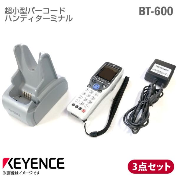 中古 KEYENCE ハンディターミナル BT-600 充電器 ACアダプター セット
