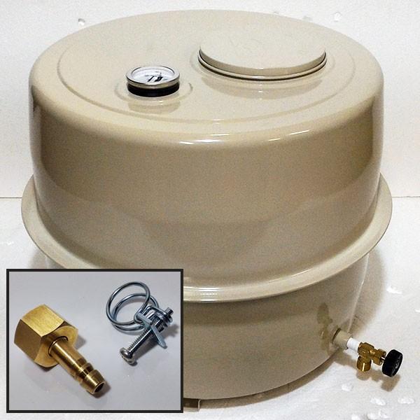 在庫有り 長府製作所 オイルタンク OT-21と送油ゴムホース接続用口金