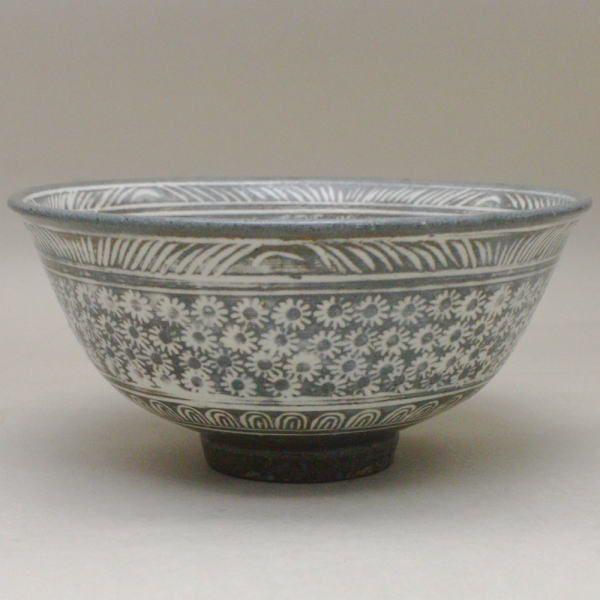 茶道具 茶器 三島茶碗 駕洛窯造 送料無料（茶道具/抹茶茶碗） 花三島