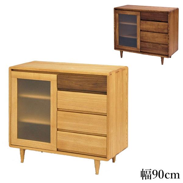 久和屋 サイドボード 北欧 リビングボード 完成品 リビング収納 幅90cm