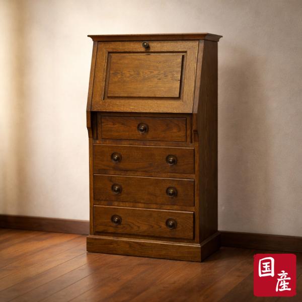 ライティングビューロー 机 アンティーク レトロ アンティーク家具 リ