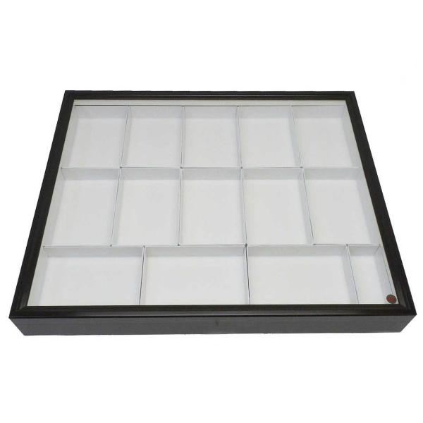 UVカット】ユニットボックス式大型ドイツ型標本箱（茶）【大箱小箱