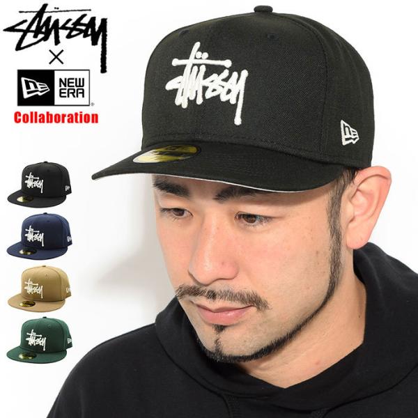 STUSSY（ステューシー） キャップ 帽子 ニューエラ Authentic コラボ