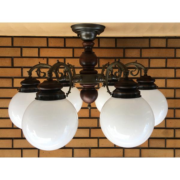 大正ロマン 和モダン クラシック 香蘭社 ヤマギワ 8灯シャンデリア