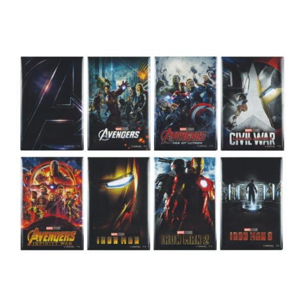 MV5522640【クジ】【マーベルキャラクター】スクエアマグネットセット