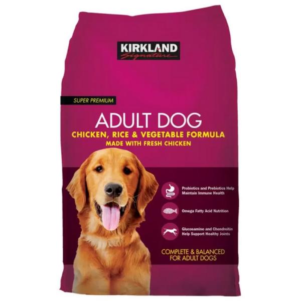 カークランド ドッグフード チキン＆ライス＆ベジタブル 成犬用 12kg