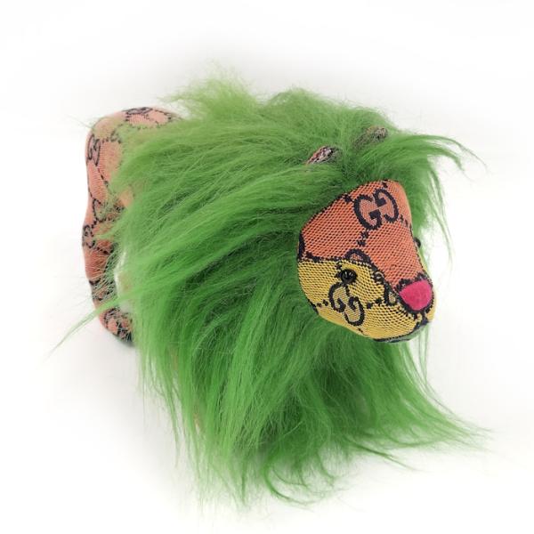グッチ グリーン GG柄 ぬいぐるみ デコラティブ GUCCI キリン
