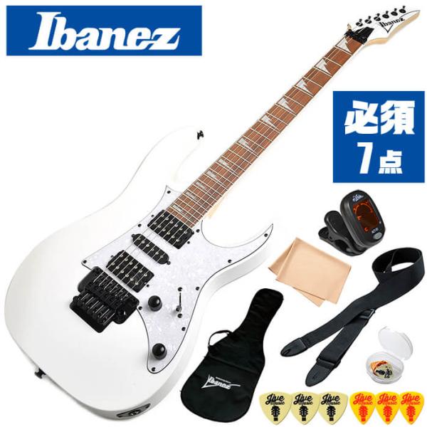 Ibanez（アイバニーズ） エレキギター 初心者セット RG350DXZ WH 入門