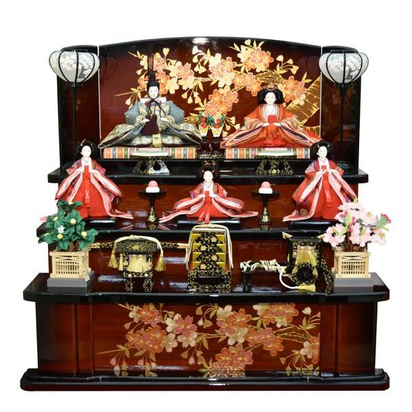 雛人形セット ひな祭り 3段飾り 雛人形 3段飾り ひな人形 組立式 三段