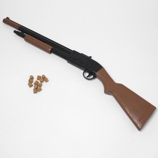 ナカヤシルバー 射的銃 コルク銃 縁日 露天 木製ライフル 昭和レト