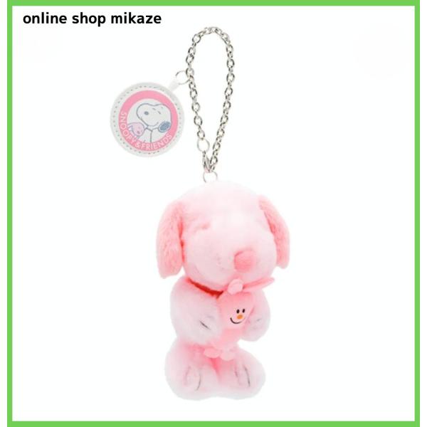 USJ スヌーピー マスコットキーチェーン ピンク お土産 グッズ