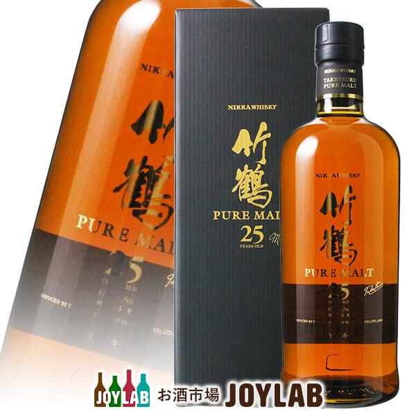 ニッカ 竹鶴 25年 700ml 箱付 ピュアモルト ウイスキー whisky : お酒