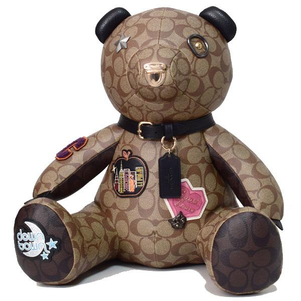 テディベア くま 超ビッグぬいぐるみ レザー 新品 ブランドプレゼント