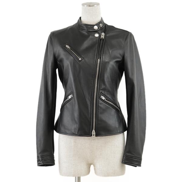 COACH 小売 コーチ ノーカラー ラムレザージャケット ライダース