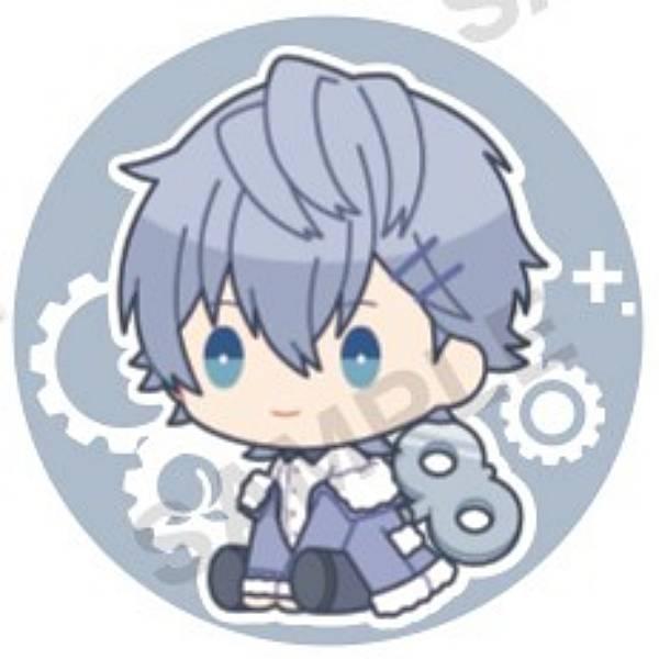 ヒロ】カラフルピーチ ぺたっとねじまき 刺繍缶バッジ : トレカ