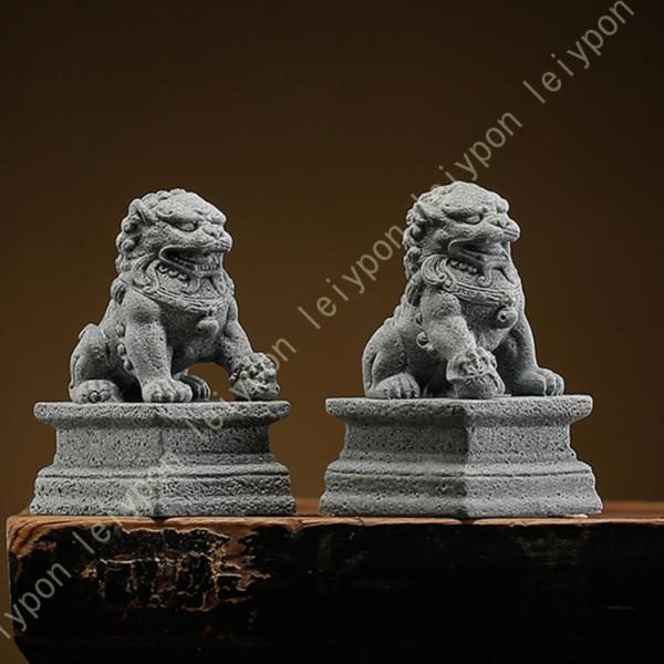 銅器 ライオン 居間 玄関 事務室 辟邪 開運風水 招財 装飾品 工芸品