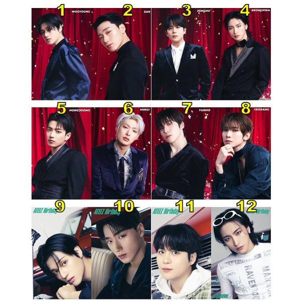 ATEEZ exhibition 東京 展示会 ハンカチ トレカ 8種セット 販売 ATEEZ