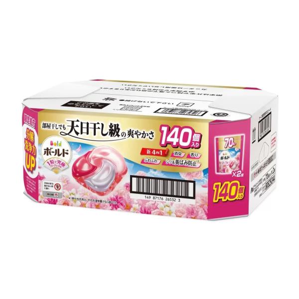ボールド 洗濯洗剤 ジェルボール 4in1 華やかおひさまとプレミアム