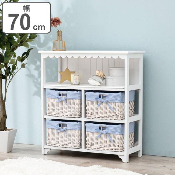 ②エレガント マントルピース 収納 5段 キャビネット システムラック