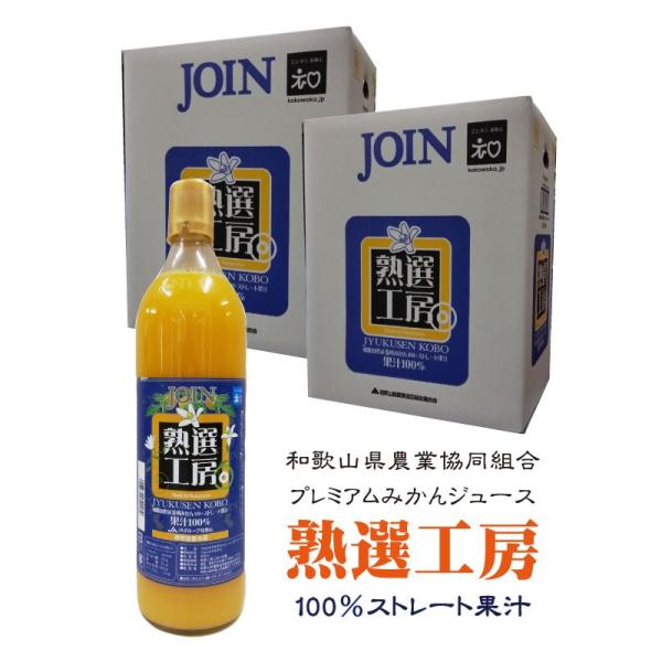 みかんジュース ストレート 無添加 ジョイン 熟選工房 和歌山農協 温州