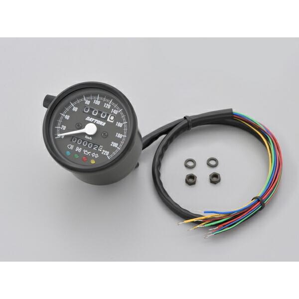 DAYTONA（デイトナ） 11日クーポン配布 バイク用 ミニメーター 機械式