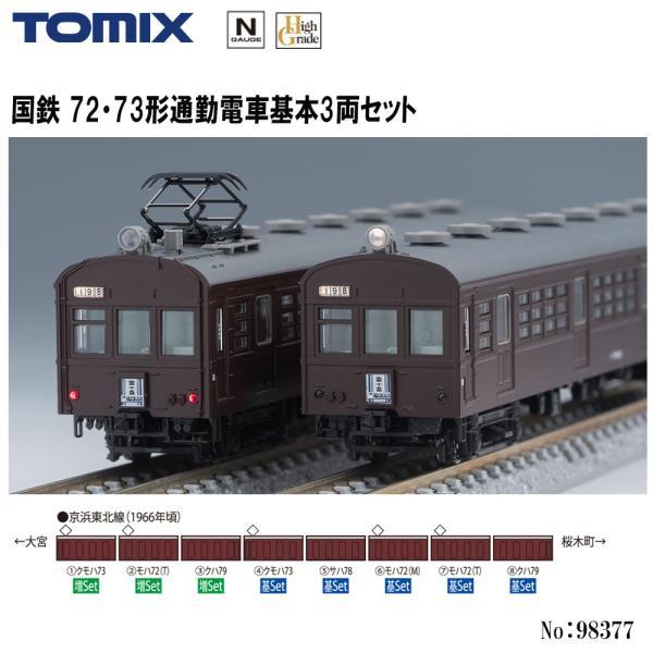 トミックス 【予約 2025年8月予定】No:98377 TOMIX 国鉄 72・73形通勤
