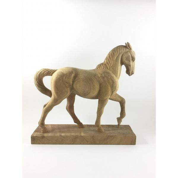 ヴィンテージ】 木製 馬の彫刻 木製馬の彫刻 高さ約27cm - メルカリ