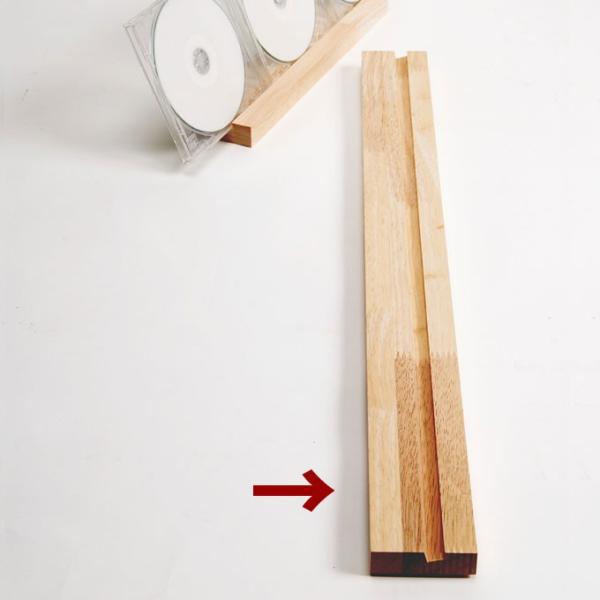 CDラック 大容量 CDスタンド 木製/CDS-01 : 本棚 壁面収納家具