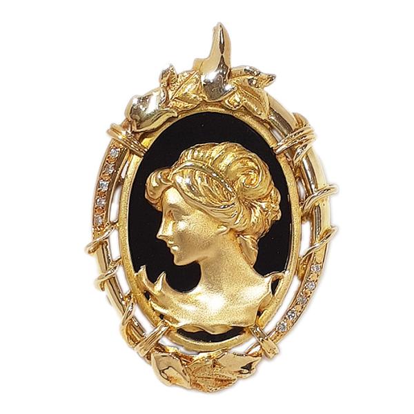 カメオスタイル K18 ブローチ カメオスタイル K18 ブローチ K18