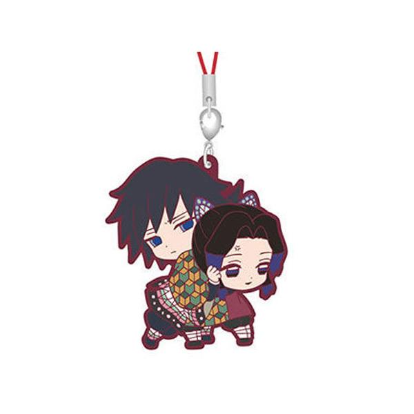 海外正規品 鬼滅の刃 冨岡義勇 バッグクリップ ラバーマスコット 海外