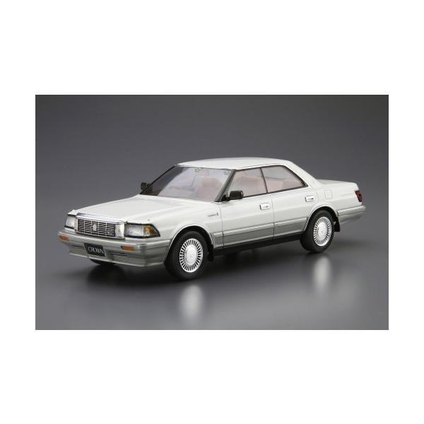 1/24 プラモデル クラウン 21後期ロイヤル ホワイトパール 純ベタ仕様