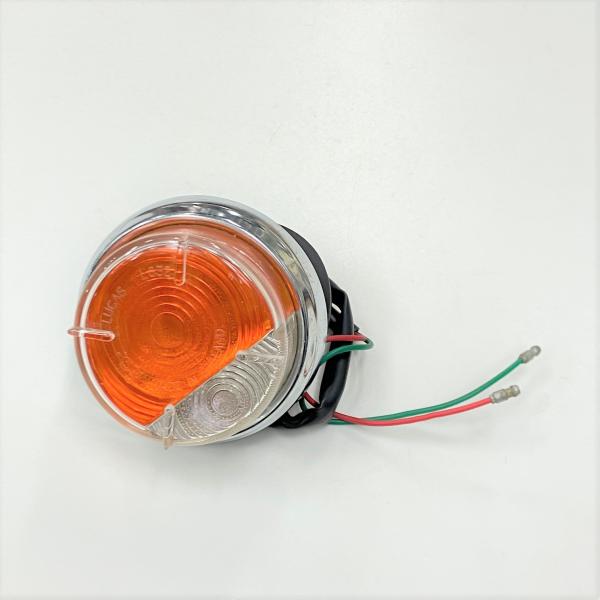 Lucas ルーカスウィンカー レンズメッキリングバルブ付2個セットミニ用