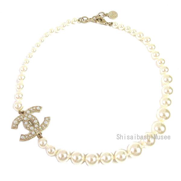 CHANEL（シャネル） ≪ 新品 ≫ CCマーク パール チョーカー ゴールド