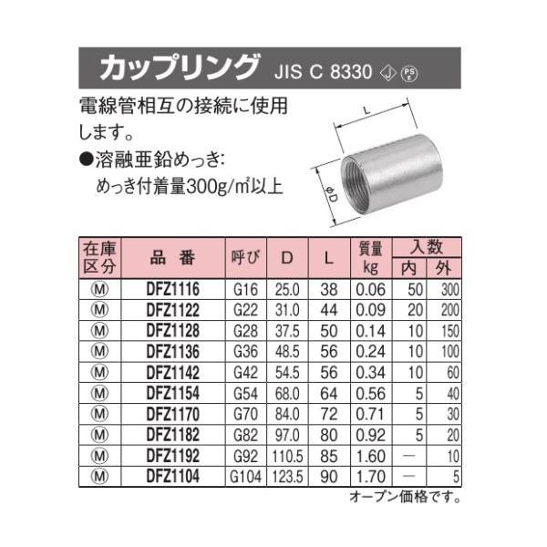 Panasonic（パナソニック） DFZ1192 カップリング G92 溶融亜鉛メッキ